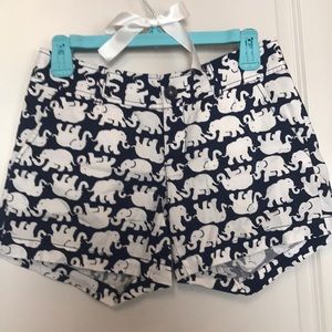 Lilly Pulitzer Elephant Shorts- Size 2